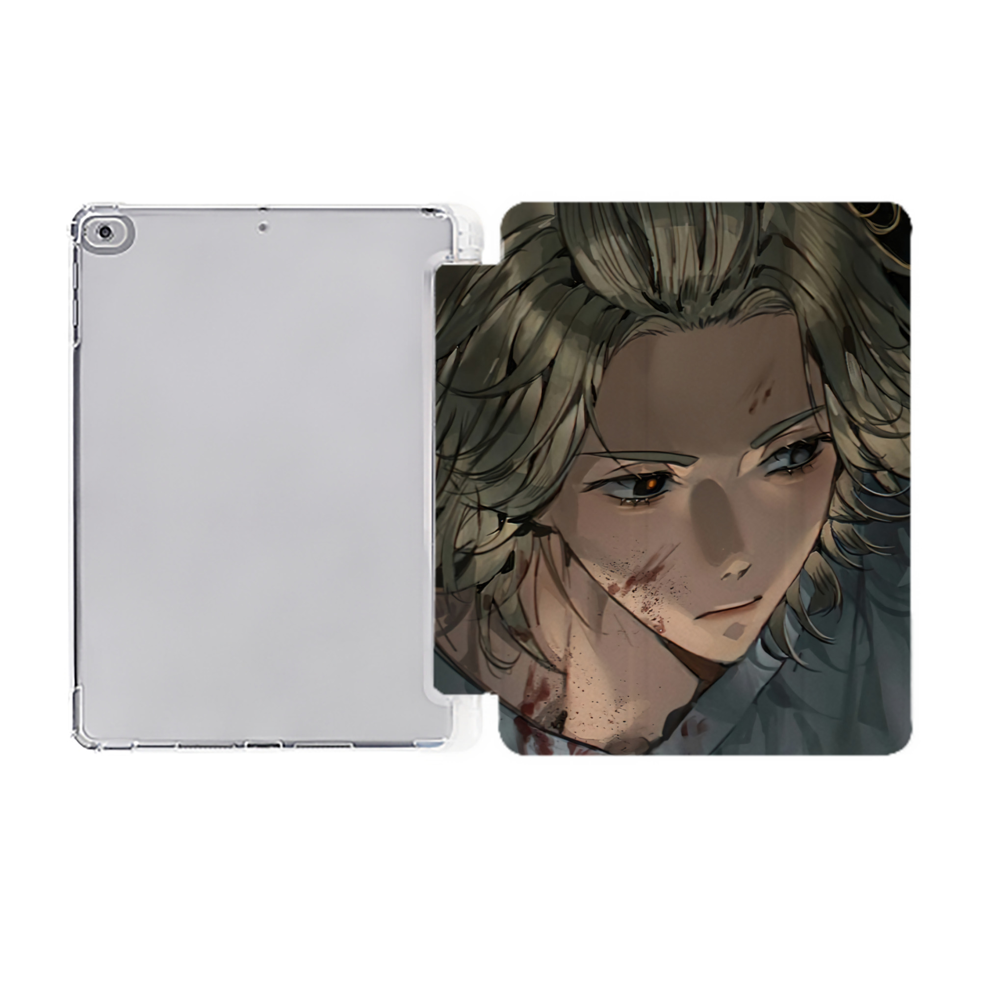 （画像用） 東京リベンジャーズ Tokyo Revengers IPad ケース ペン収納付き 三つ折りスタンド PUレザー×シリコン 対応機種9.5/10.5/10.9インチ